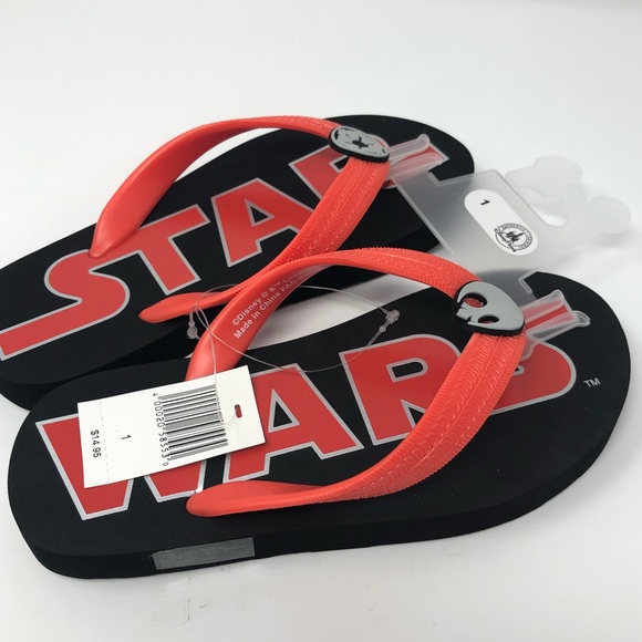 Disney Other - Disney Children Star Wars Flip Flaps Sz 1